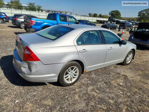 2010 Ford Fusion S VIN 3FAHP0GA8AR431058 фото 3