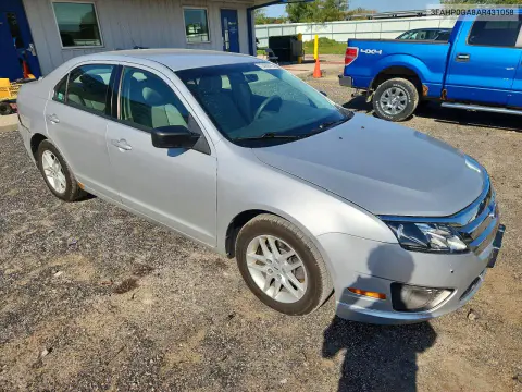 2010 Ford Fusion S VIN 3FAHP0GA8AR431058 фото 4