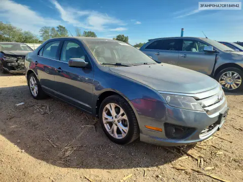 2012 Ford Fusion Se VIN 3FAHP0HA7CR184942 фото 4