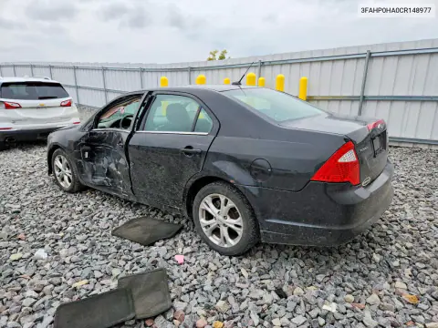 2012 Ford Fusion Se VIN 3FAHP0HA0CR148977 фото 2