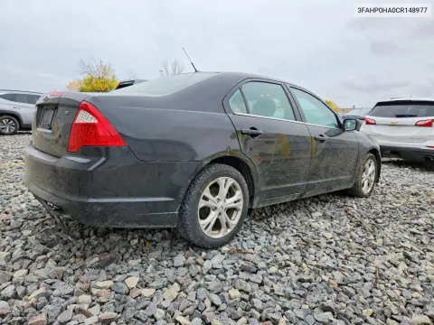 2012 Ford Fusion Se VIN 3FAHP0HA0CR148977 фото 3