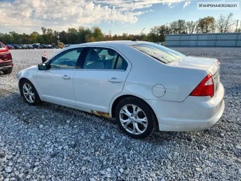 2012 Ford Fusion Se VIN 3FAHP0HA4CR246331 фото 2