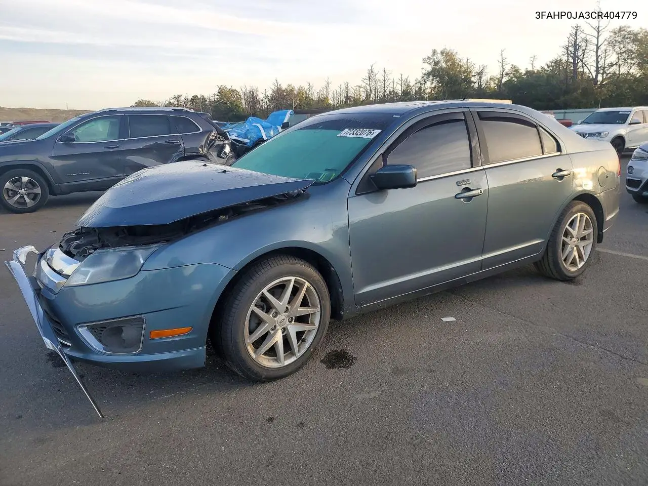 2012 Ford Fusion Sel VIN 3FAHP0JA3CR404779 фото 1