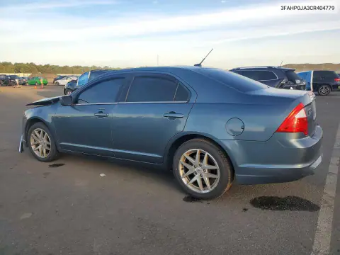 2012 Ford Fusion Sel VIN 3FAHP0JA3CR404779 фото 2