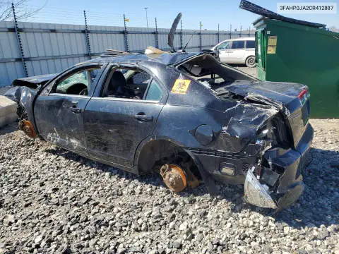 2012 Ford Fusion Sel VIN 3FAHP0JA2CR412887 фото 2