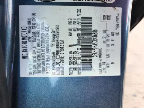 2012 Ford Fusion Se VIN 3FAHP0HA5CR436686 фото 13