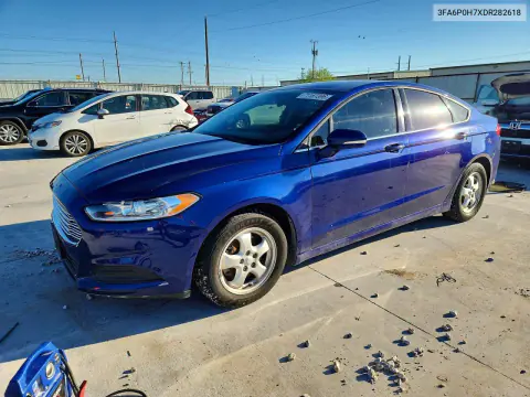 3FA6P0H7XDR282618 — 2013 Ford Fusion, Задняя часть, фото до ремонта