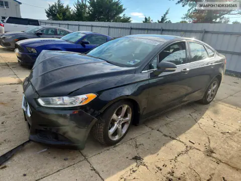 2013 Ford Fusion Se VIN 3FA6P0H74DR335345 фото 1
