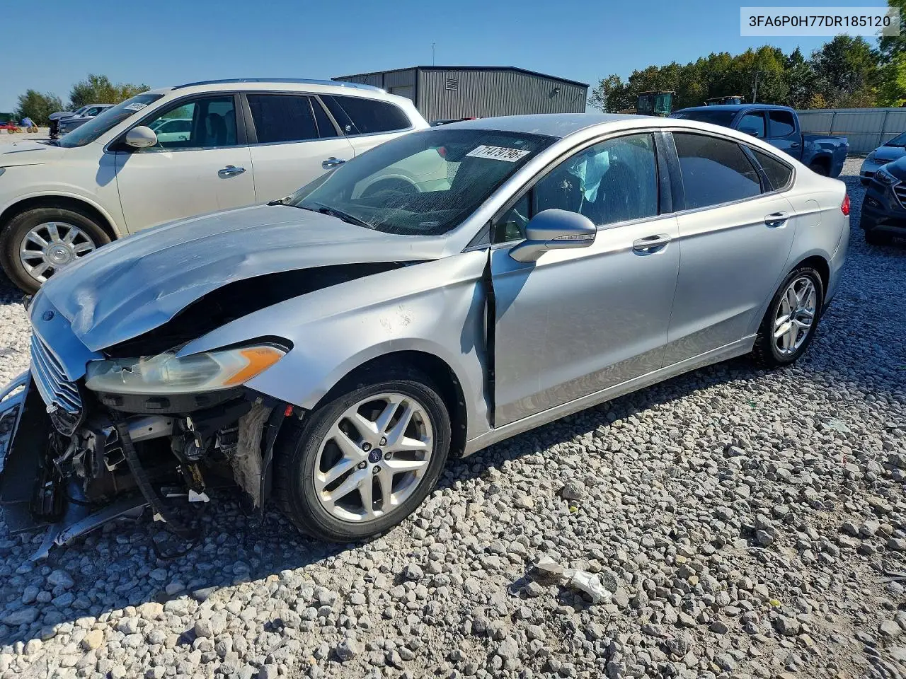 2013 Ford Fusion Se VIN 3FA6P0H77DR185120 фото 1