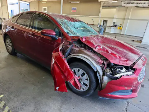 2013 Ford Fusion S VIN 3FA6P0G71DR344473 фото 4