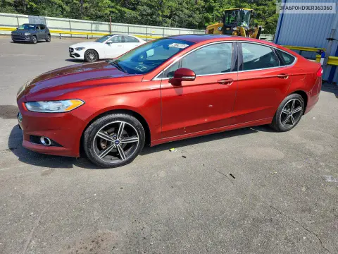 3FA6P0HD9ER363360 — 2014 Ford Fusion, Мелкие вмятины и царапины, фото до ремонта