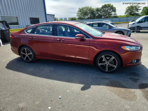 2014 Ford Fusion Se VIN 3FA6P0HD9ER363360 фото 4