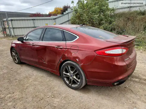 3FA6P0K91ER290568 — 2014 Ford Fusion, фото 2 с аукциона Copart 21.10.2026, Боковая часть