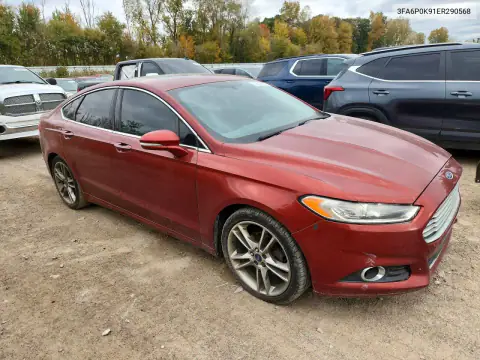 3FA6P0K91ER290568 — 2014 Ford Fusion, фото 4 с аукциона Copart 21.10.2026, Боковая часть