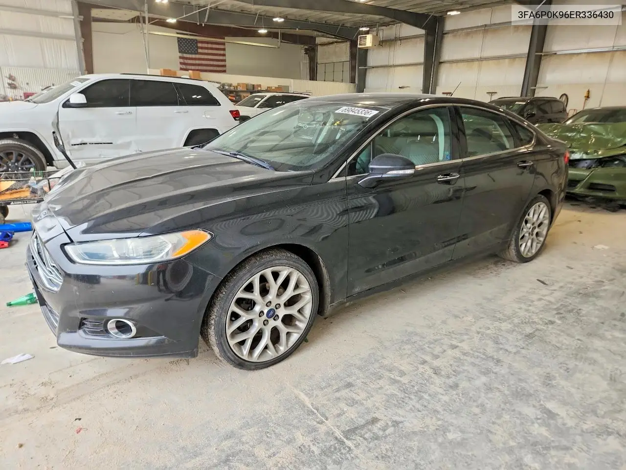 2014 Ford Fusion Titanium VIN 3FA6P0K96ER336430 фото 1