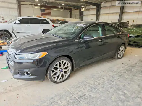 3FA6P0K96ER336430 — 2014 Ford Fusion, Передняя часть, фото до ремонта