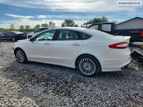 2014 Ford Fusion Titanium VIN 3FA6P0K93ER159156 фото 2