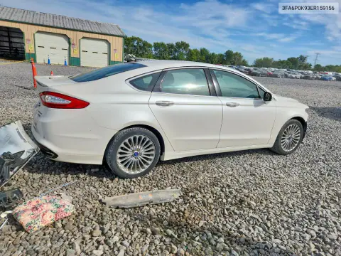 2014 Ford Fusion Titanium VIN 3FA6P0K93ER159156 фото 3