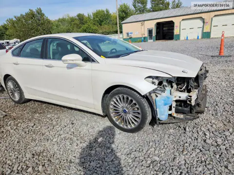 2014 Ford Fusion Titanium VIN 3FA6P0K93ER159156 фото 4