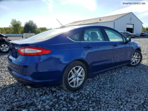 2014 Ford Fusion Se VIN 3FA6P0H72ER221586 фото 3