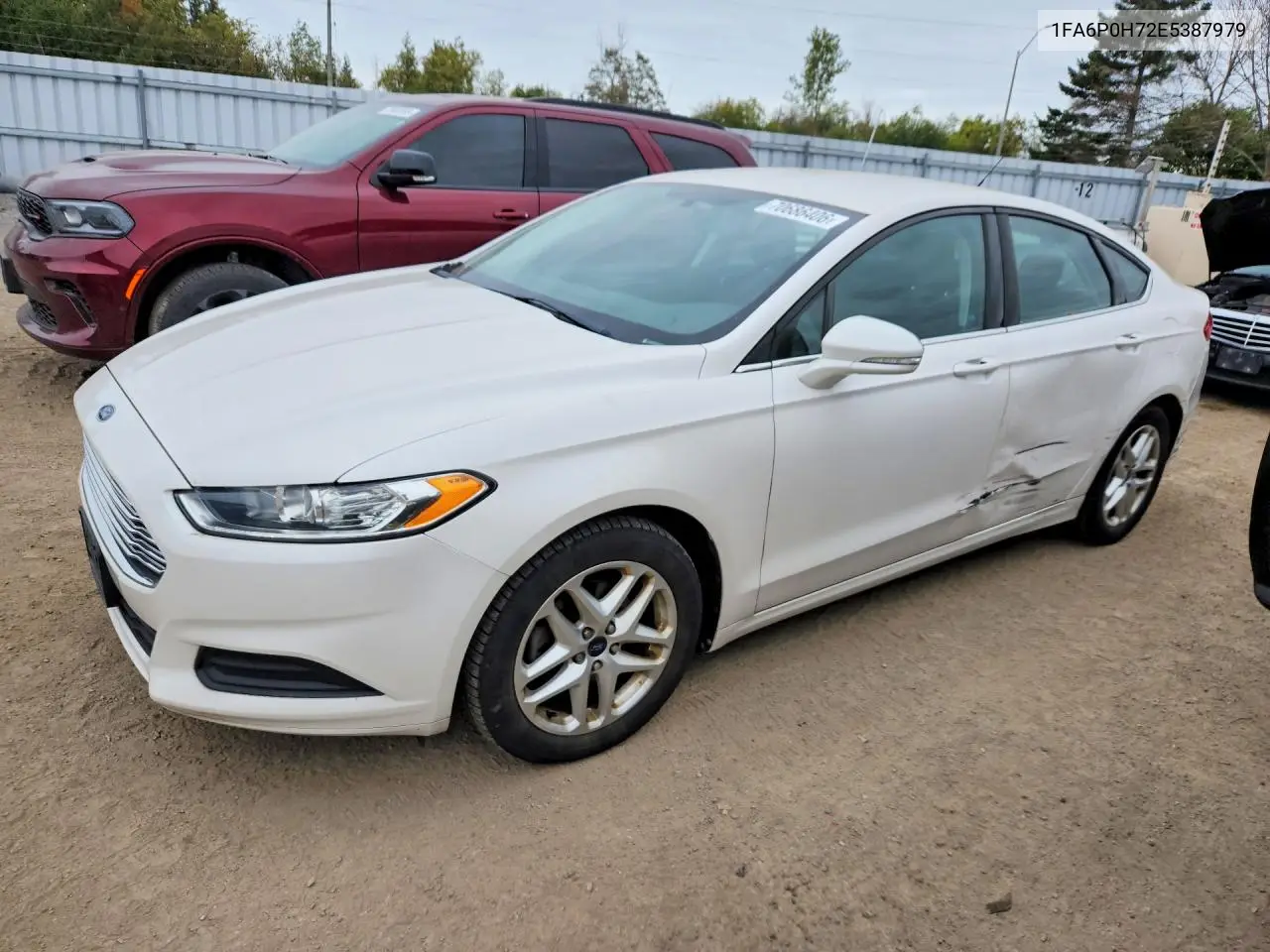 1FA6P0H72E5387979 Ford Fusion 2014 — повреждение Сторона, фото до ремонта