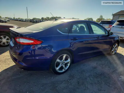 2014 Ford Fusion Se VIN 1FA6P0H78E5366490 фото 3