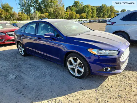 2014 Ford Fusion Se VIN 1FA6P0H78E5366490 фото 4