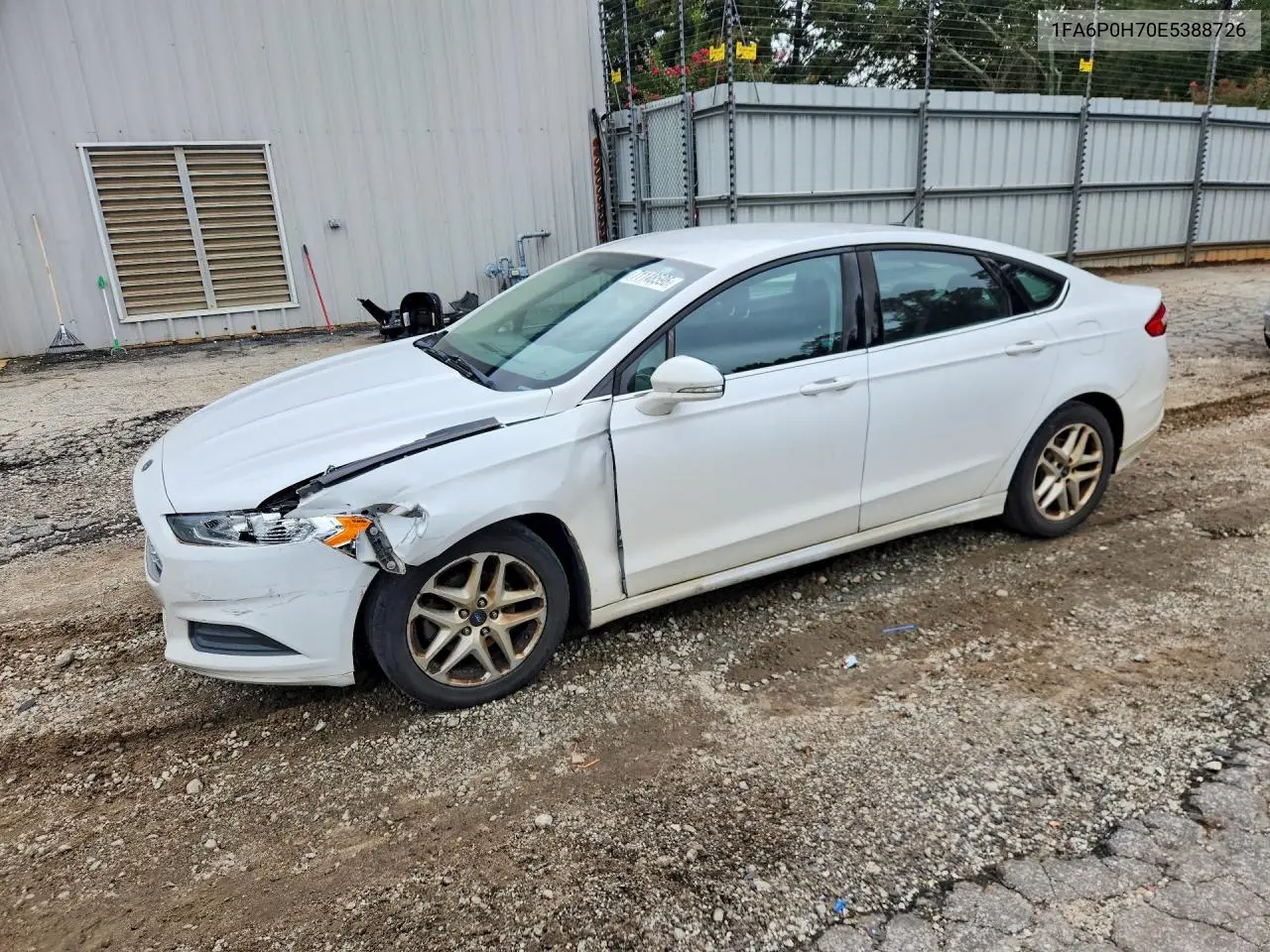 2014 Ford Fusion Se VIN 1FA6P0H70E5388726 фото 1