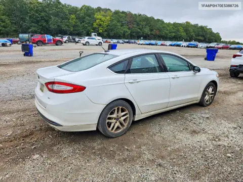 2014 Ford Fusion Se VIN 1FA6P0H70E5388726 фото 3