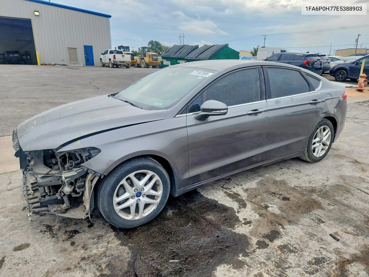 2014 Ford Fusion Se VIN 1FA6P0H77E5388903 фото 1