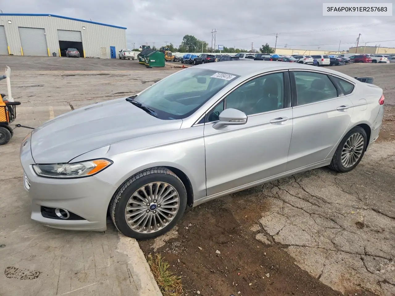 2014 Ford Fusion Titanium VIN 3FA6P0K91ER257683 фото 1