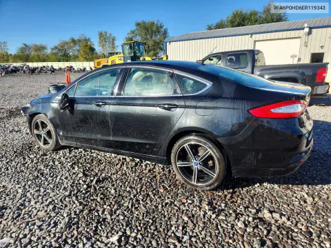 2014 Ford Fusion Se VIN 3FA6P0HD6ER119343 фото 2