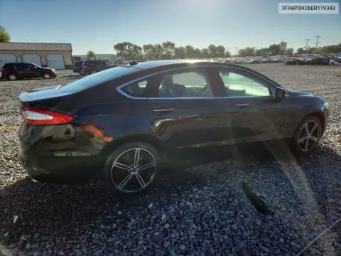 2014 Ford Fusion Se VIN 3FA6P0HD6ER119343 фото 3