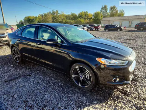 2014 Ford Fusion Se VIN 3FA6P0HD6ER119343 фото 4