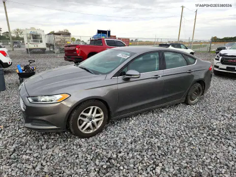 1FA6P0HD2E5380536 — 2014 Ford Fusion, Сторона, фото до ремонта
