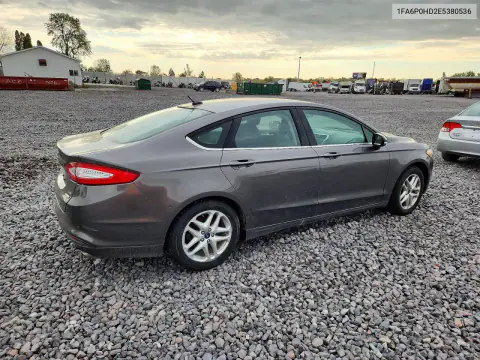 2014 Ford Fusion Se VIN 1FA6P0HD2E5380536 фото 3