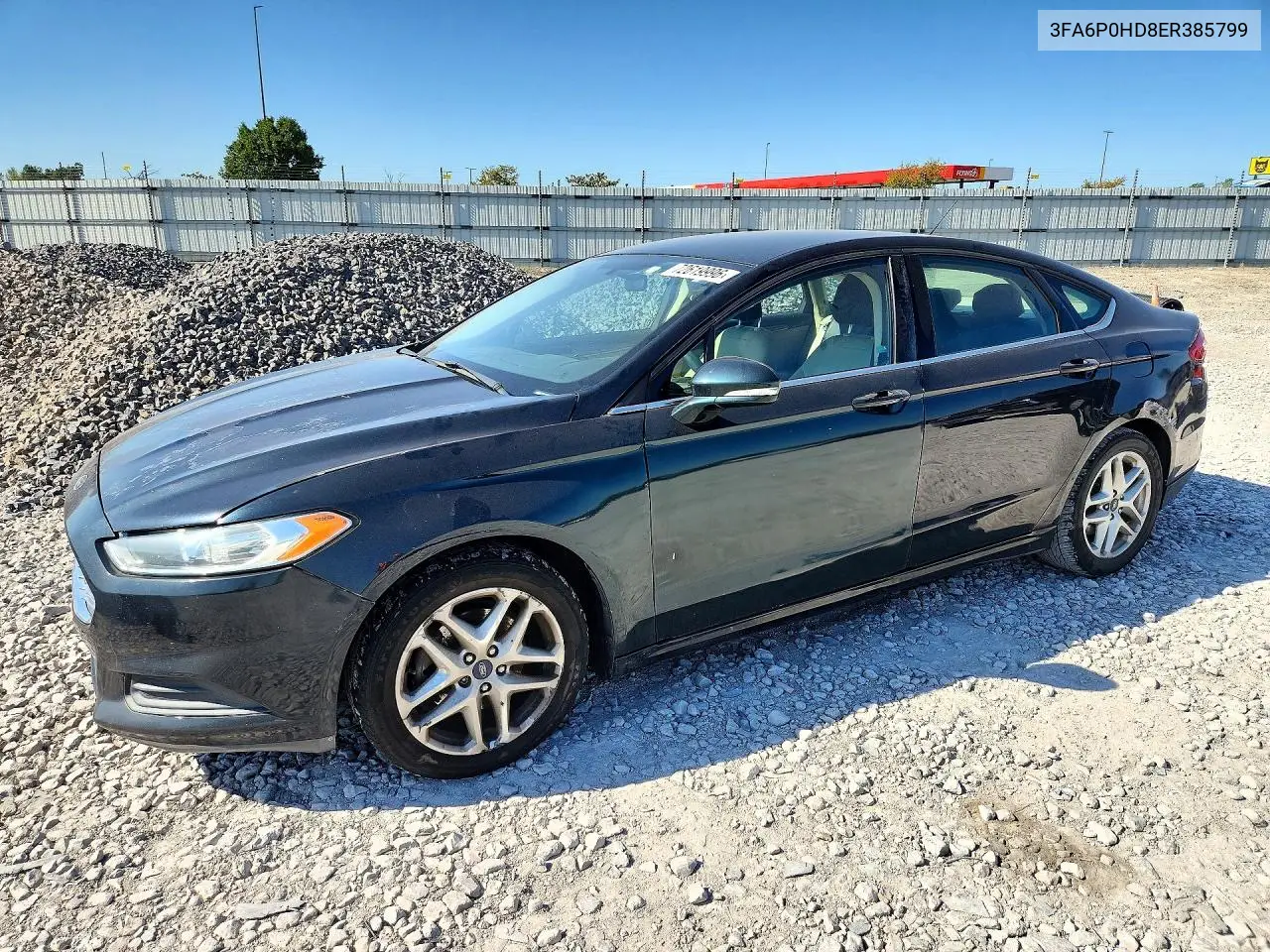 2014 Ford Fusion Se VIN 3FA6P0HD8ER385799 фото 1