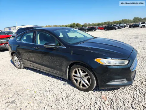 2014 Ford Fusion Se VIN 3FA6P0HD8ER385799 фото 4