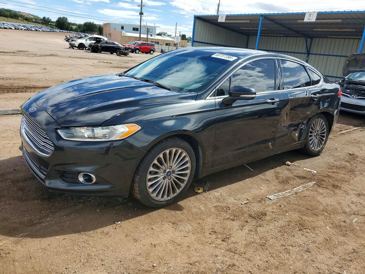 2015 Ford Fusion Titanium VIN 3FA6P0K97FR227556 фото 1
