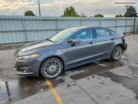 3FA6P0HDXFR292526 — 2015 Ford Fusion, Задняя часть, фото до ремонта