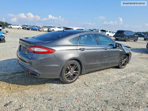2015 Ford Fusion Titanium VIN 3FA6P0K93FR149101 фото 3
