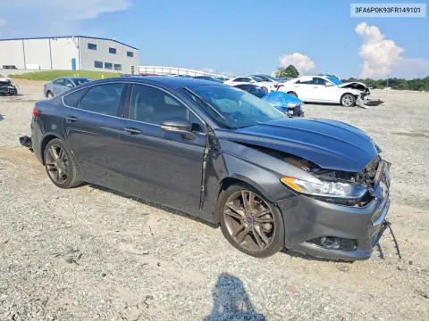 2015 Ford Fusion Titanium VIN 3FA6P0K93FR149101 фото 4