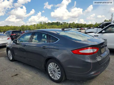 2015 Ford Fusion Se Phev VIN 3FA6P0PU3FR135728 фото 2