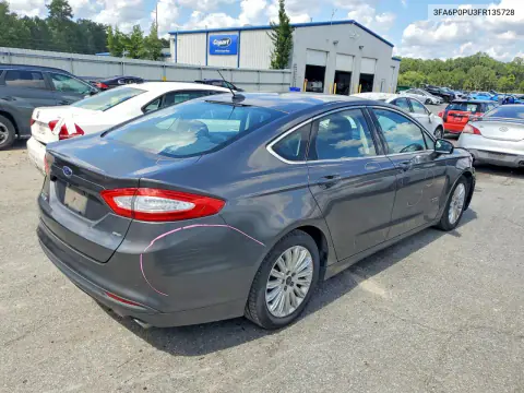 2015 Ford Fusion Se Phev VIN 3FA6P0PU3FR135728 фото 3