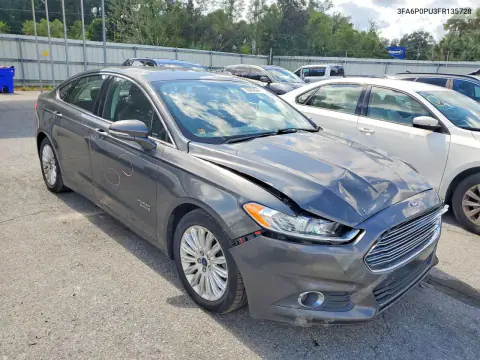 2015 Ford Fusion Se Phev VIN 3FA6P0PU3FR135728 фото 4