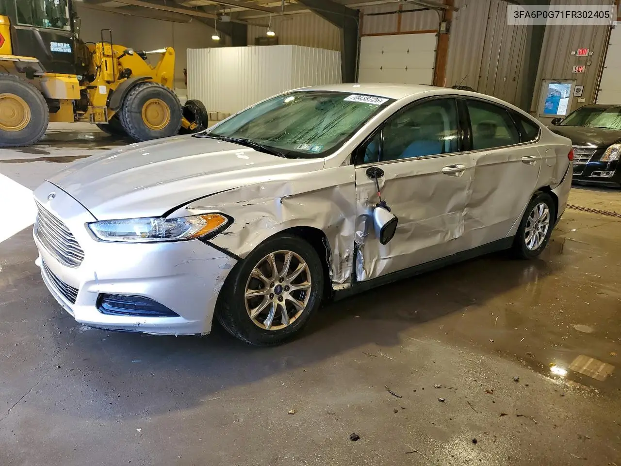 2015 Ford Fusion S VIN 3FA6P0G71FR302405 фото 1