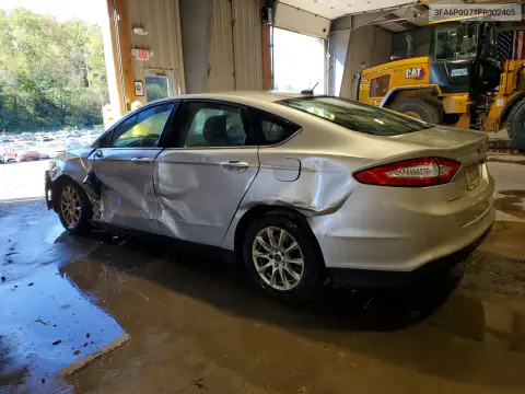 2015 Ford Fusion S VIN 3FA6P0G71FR302405 фото 2