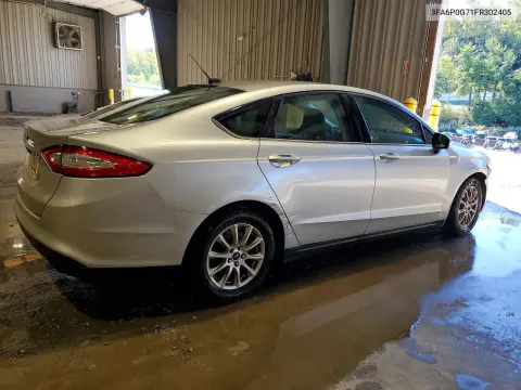 2015 Ford Fusion S VIN 3FA6P0G71FR302405 фото 3