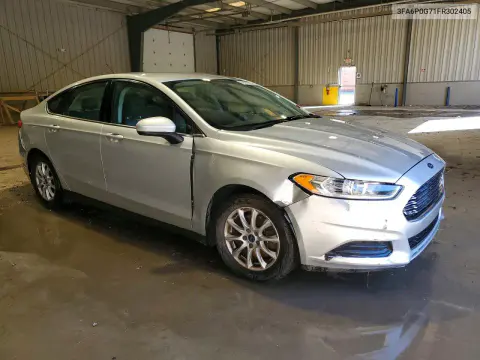 2015 Ford Fusion S VIN 3FA6P0G71FR302405 фото 4