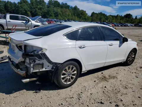 2015 Ford Fusion S VIN 3FA6P0G76FR299369 фото 3